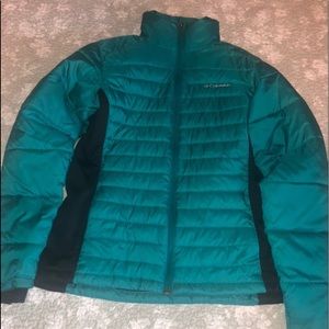 Green Columbia Puffer Jacket